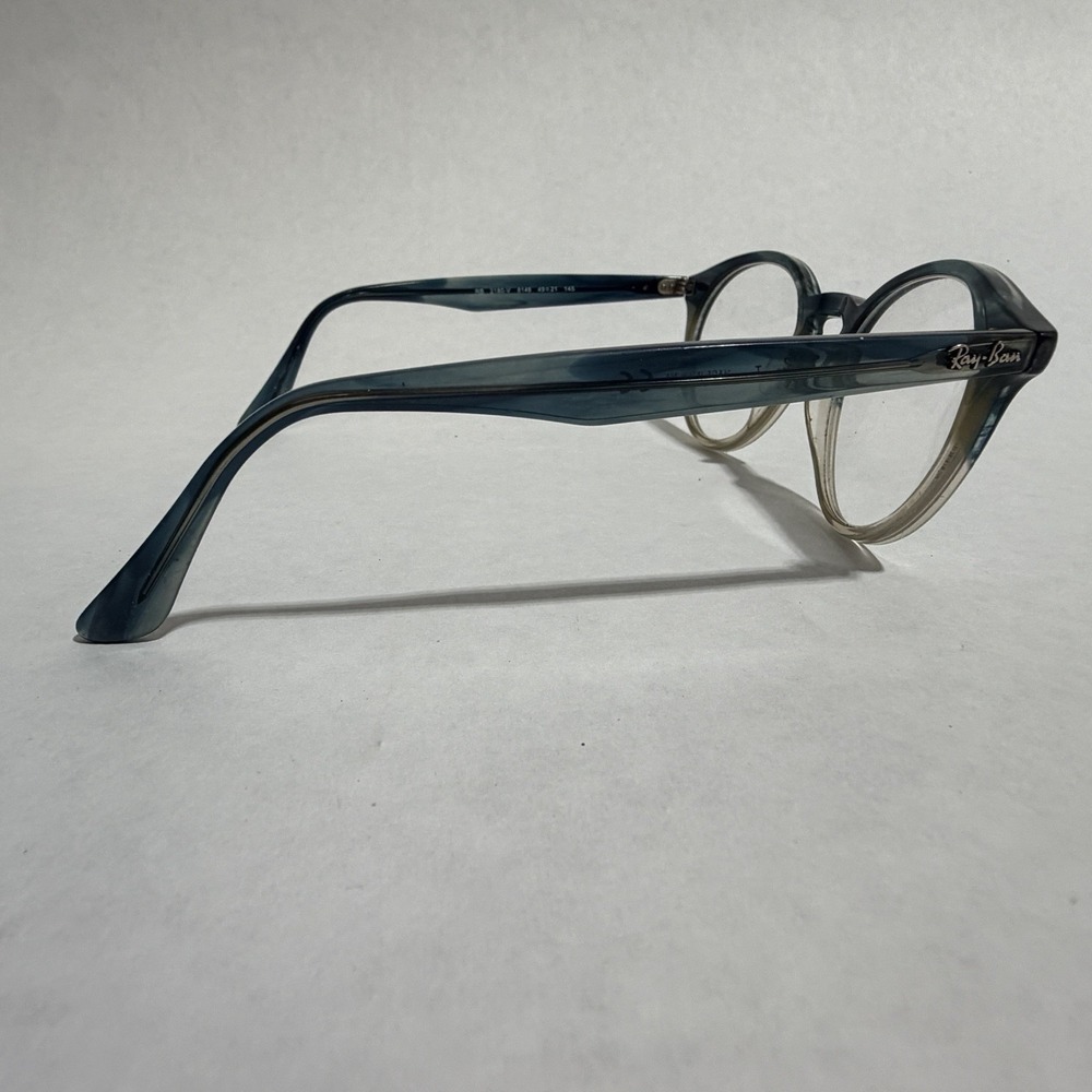 Ray-Ban RB2180-V Eyeglasses Frame Blue Gradient Round 49-21-145 Optical - Picture 9 of 9